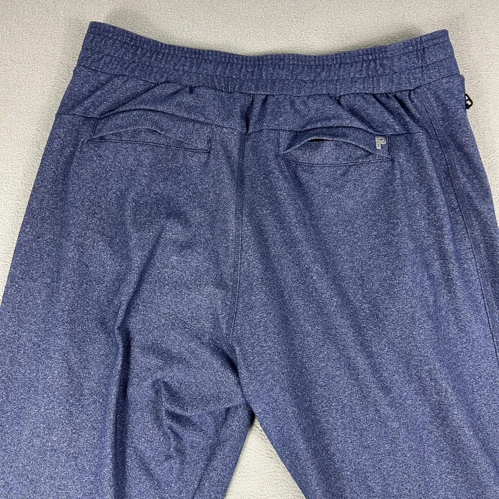 Public Rec Pants Mens 36x30 Blue Athleisure Zipper Pockets Elastic Waist Stretch
